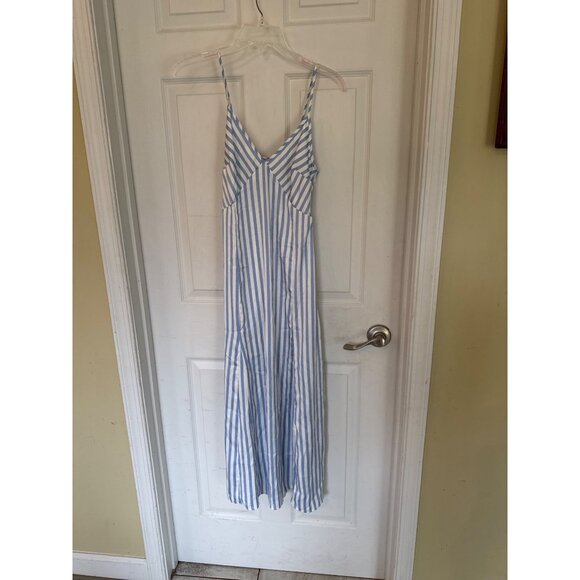 H&M Dresses & Skirts - H&M Blue & White Striped Sleeveless Maxi Dress Size XS NWT